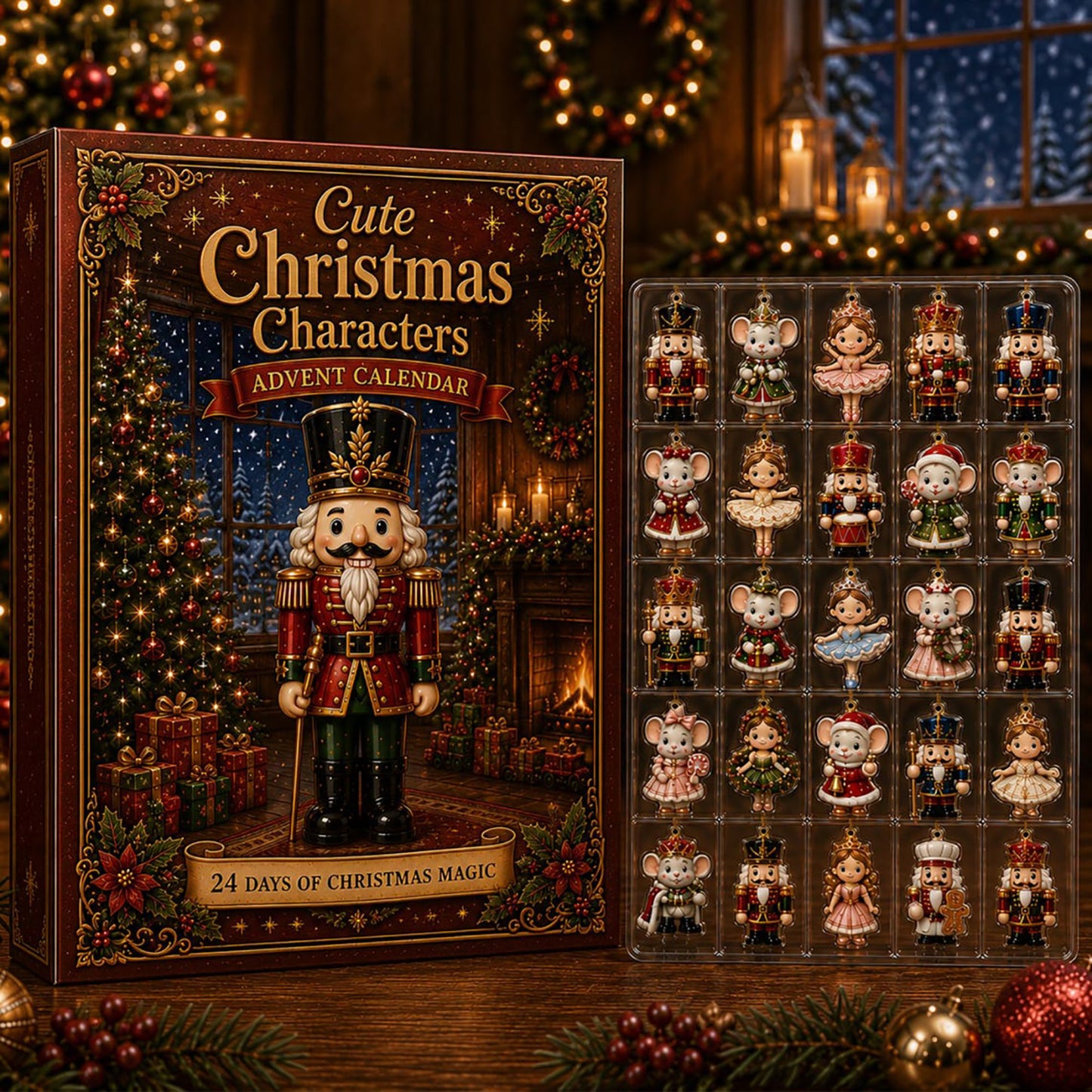 Nutcracker 2026 Advent Calendar Nutcracker Lover Merch Countdown Box Gift For Men