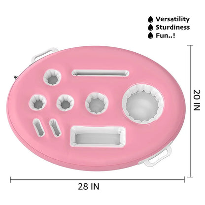 Inflatable Floating Pool Tray & Drink Holder | PVC Party Cooler
