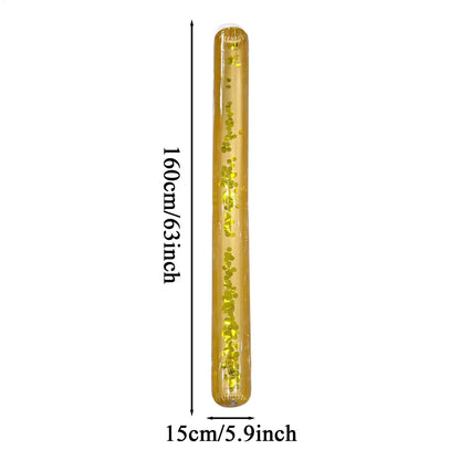 Inflatable Glitter Pool Noodle PVC Swim Float for Beach & Pool