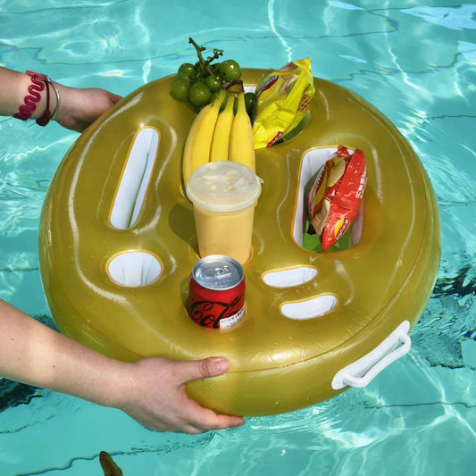 Inflatable Floating Pool Tray & Drink Holder | PVC Party Cooler