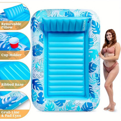 2-Person Inflatable Suntan Tub Pool Float Tanning Lounge