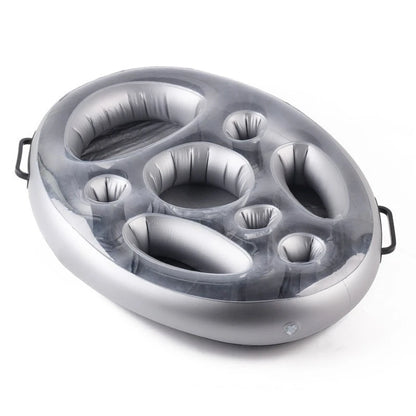 Inflatable Floating Pool Bar Tray | PVC Drink Holder for Pool Parties