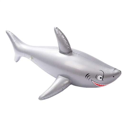 Inflatable Shark Pool Float PVC Blow Up Beach Toy & Party Decor