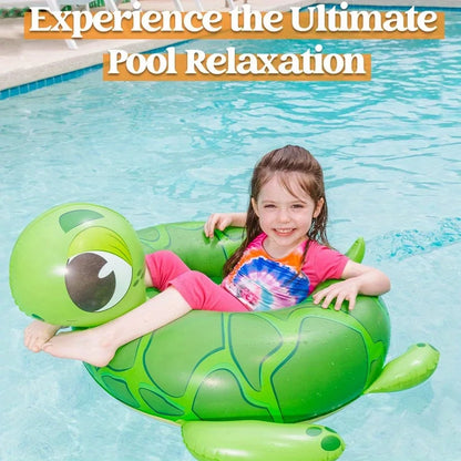3-Pack Kids Inflatable Pool Floats - Animal Swim Rings for Summer Fun