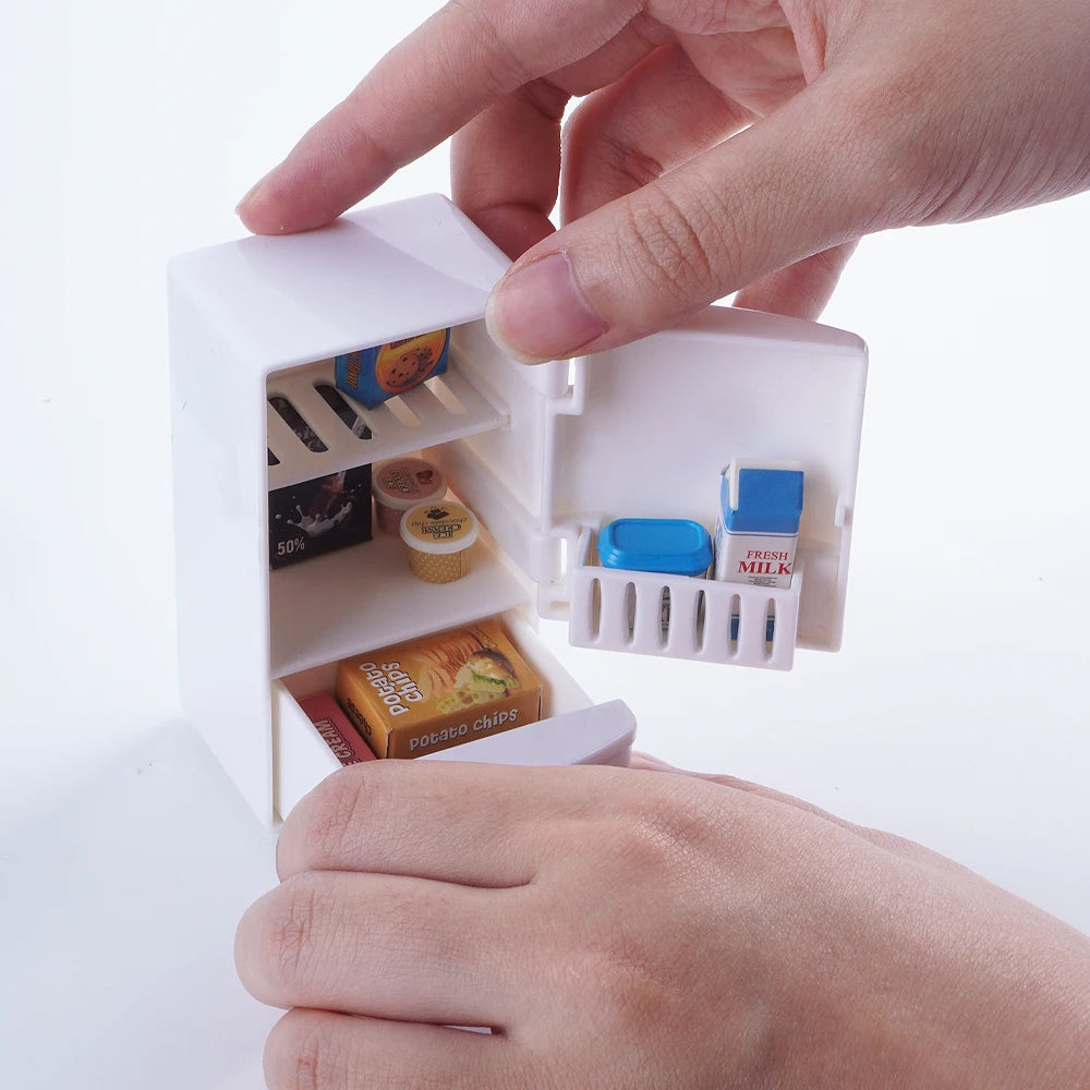 Miniature Dollhouse Kitchen Furniture Set - Baking Theme Pretend Play