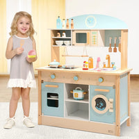 Robotime Robud Wooden Play Kitchen Set for Kids & Toddlers