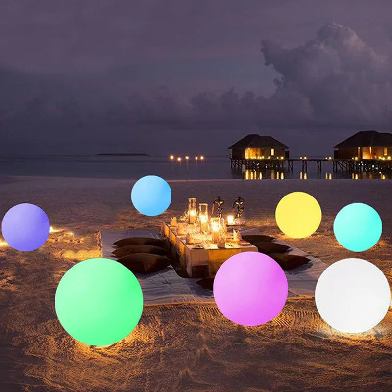 LED Floating Pool Lights - Waterproof Color Changing Balls for Parties