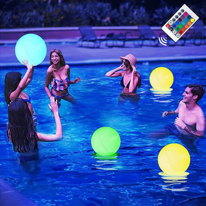 LED Floating Pool Lights - Waterproof Color Changing Balls for Parties