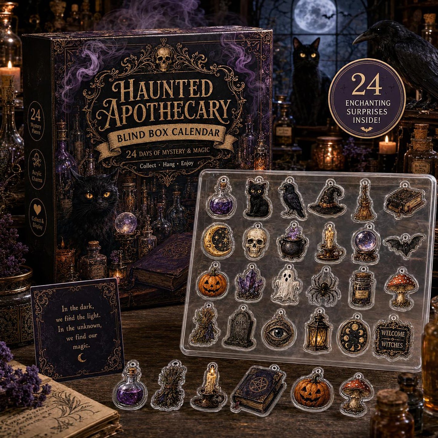 Haunted Apothecary 2026 Advent Calendar Witchy Potion Merch Witch Gift Set