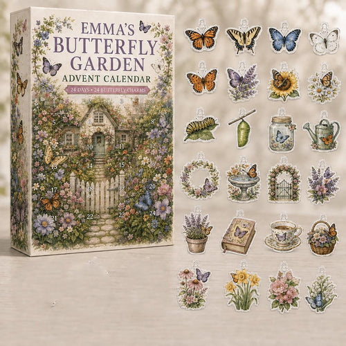 Personalized Butterfly Garden 2026 Advent Calendar Garden Lover Merch Nature Lover Gift