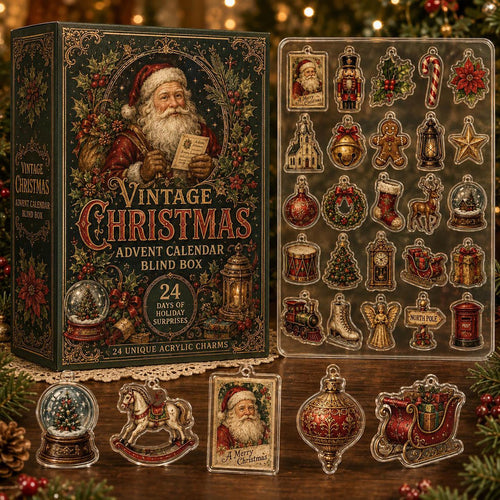 Vintage Christmas Victorian 2026 Advent Calendar Antique Lover Merch Holiday Keepsake Gift