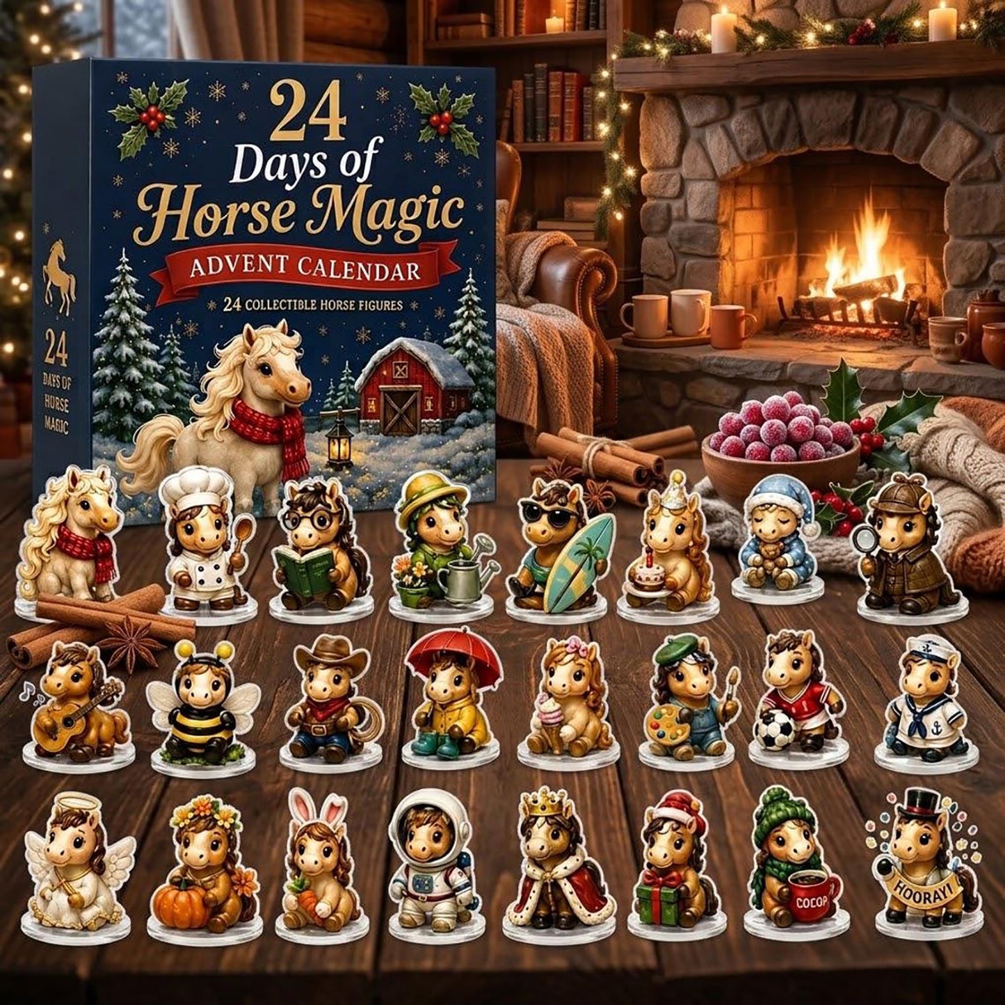 Cute Horse Magic 2026 Advent Calendar Horse Lover Merch Collectible Pony Xmas Gift
