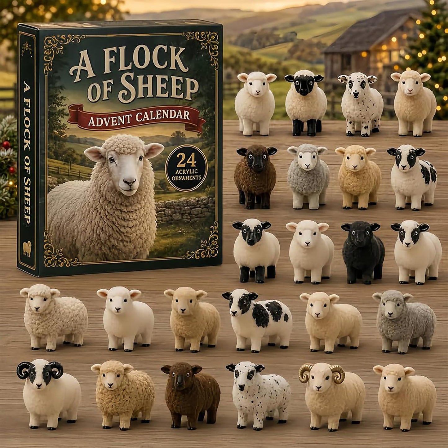 Cozy Sheep Surprises 2026 Advent Calendar Sheep Lover Merch Sheep Lover Gift