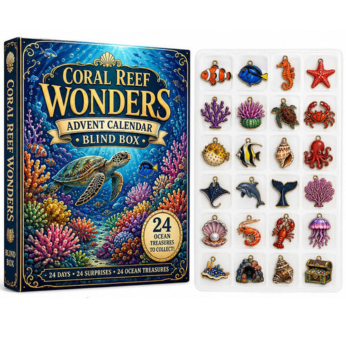 Ocean Sea Life 2026 Advent Calendar Marine Biologist Merch Sea Turtle Xmas Gift