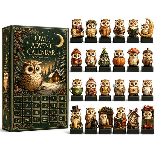 Owl Bird Charms 2026 Advent Calendar Bird Lover Merch Woodland Holiday Decor Gift