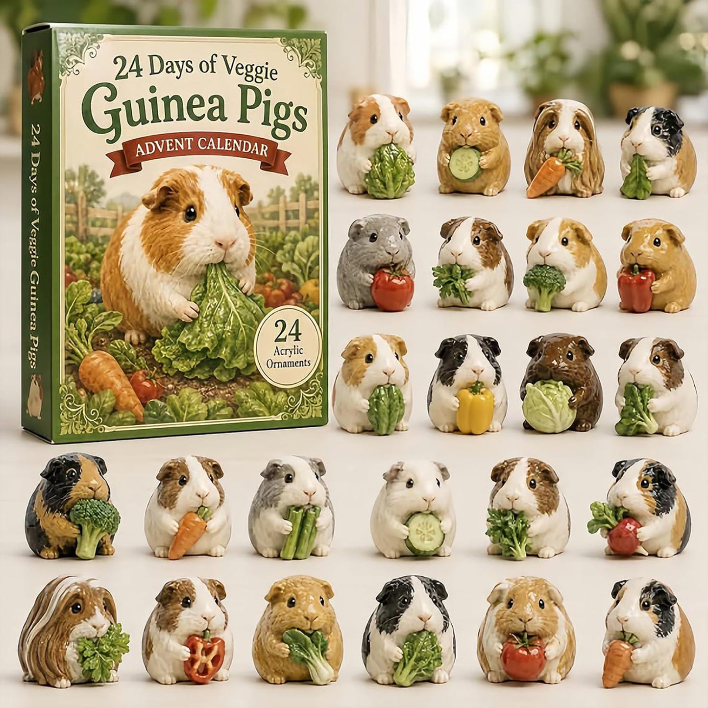 Eggie Guinea Pig Surprises 2026 Advent Calendar Guinea Pig Lover Merch Guinea Pig Lover Gift