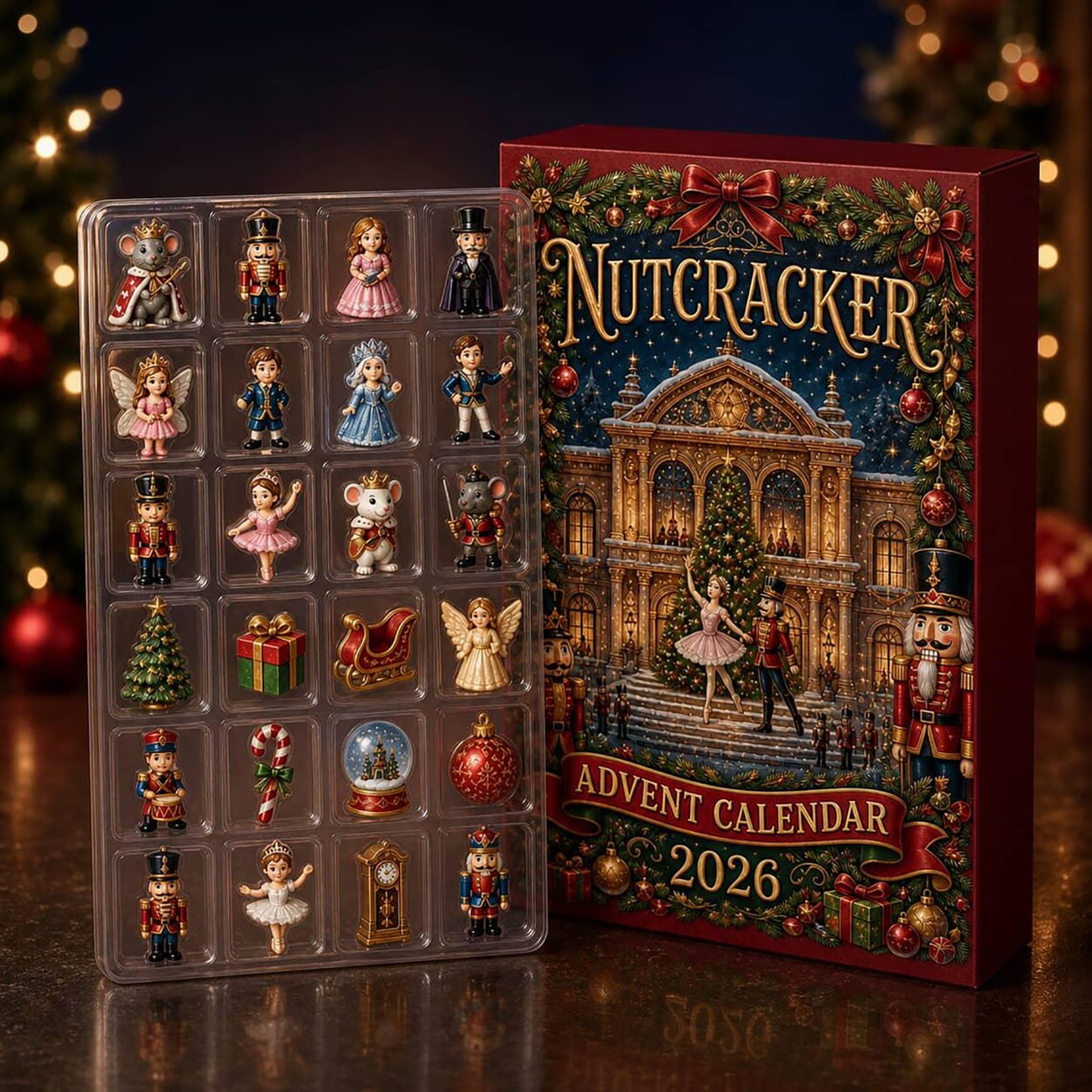 Nutcracker Christmas 2026 Advent Calendar Nutcracker Lover Merch Character Charms Gift