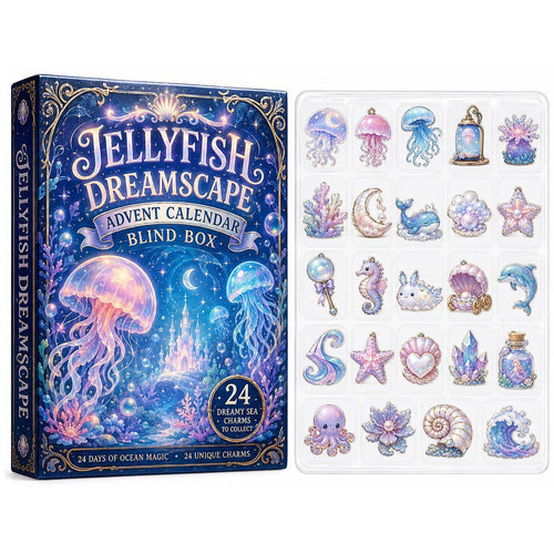 Dreamy Jellyfish Ocean 2026 Advent Calendar Kawaii Sea Merch Bioluminescent Xmas Gift