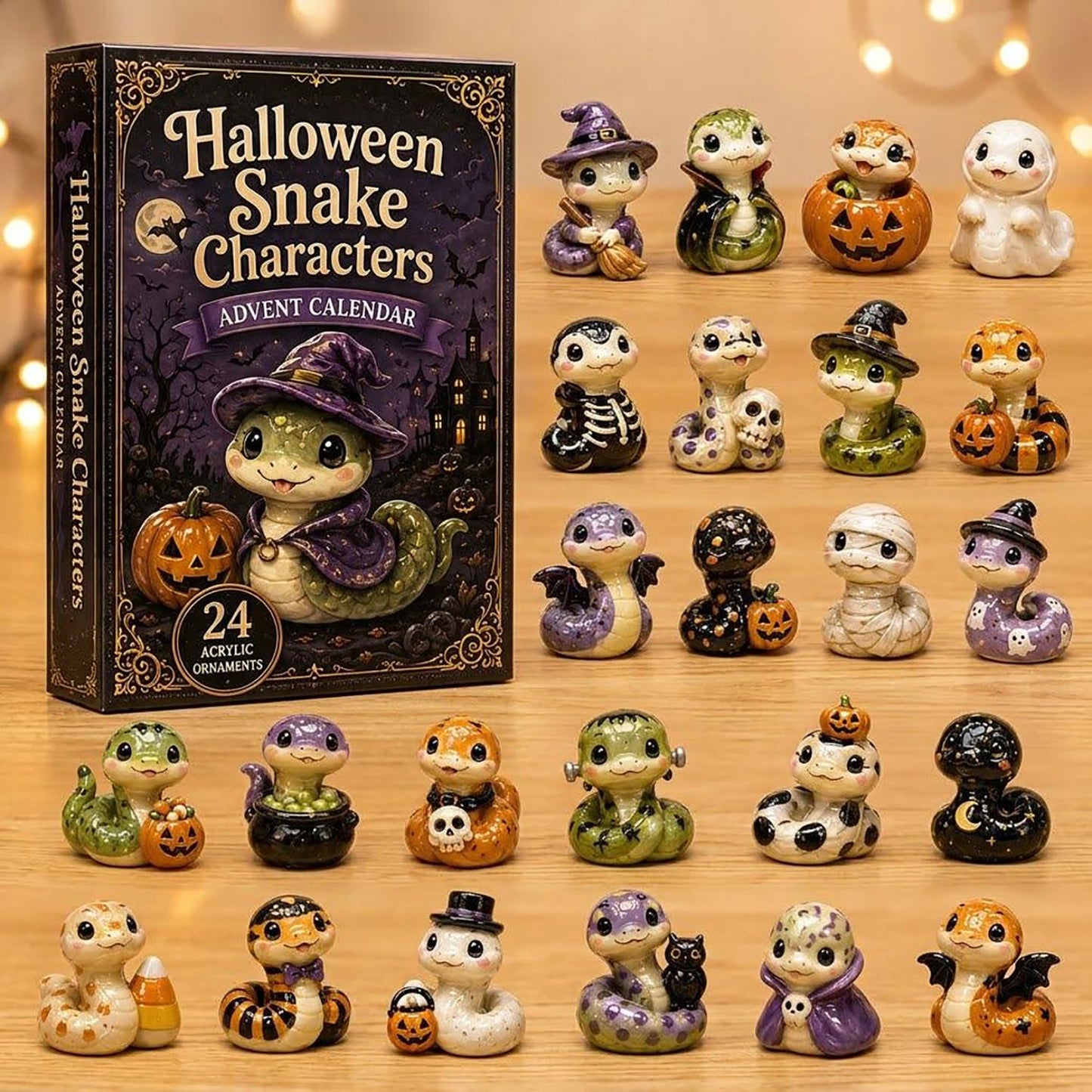 Spooky Snake 2026 Advent Calendar Snake Lover Merch Holiday Gift Ideas For Her