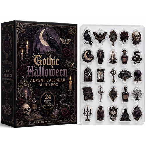Gothic Halloween Advent Calendar Dark Spooky Merch Goth Xmas Gift