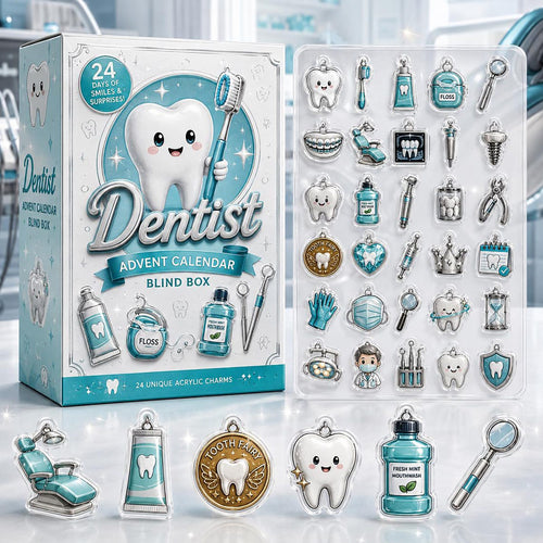 Dentist Dental Hygienist 2026 Advent Calendar Orthodontist Merch Tooth Fairy Xmas Gift